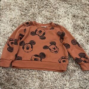 Disney Mickey Mouse Rust Sweatshirt
